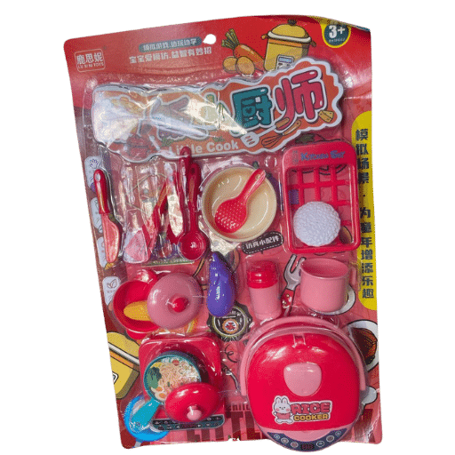 Little Cook Breakfast Toys Card"
