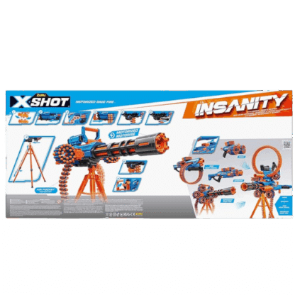 X‑Shot Insanity Motorized Gatling Blaster (Model 36605