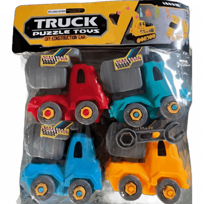 Truck Puzzle Toy Set