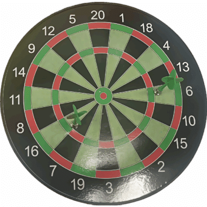 12-INCH MAGNETIC DARTBOARD (28.6 X 1.5 CM) - Image 2