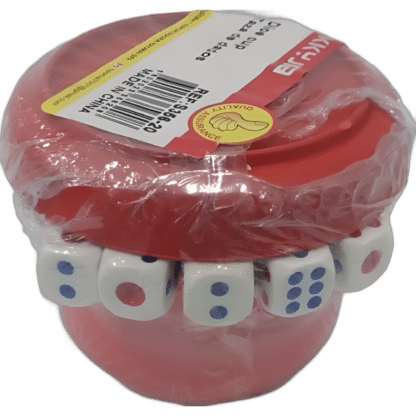 PLASTIC DICE CUP WITH 5 DICE 1PC - Image 3