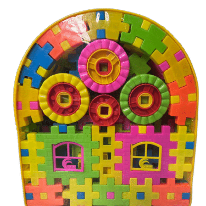 Rainbow Gear Block Building Set